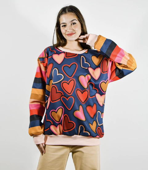 Buzo Frisado Boston Cuore Orange