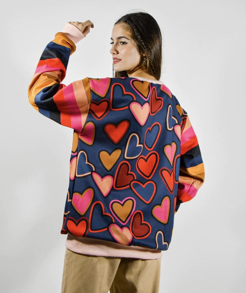 Buzo Frisado Boston Cuore Orange
