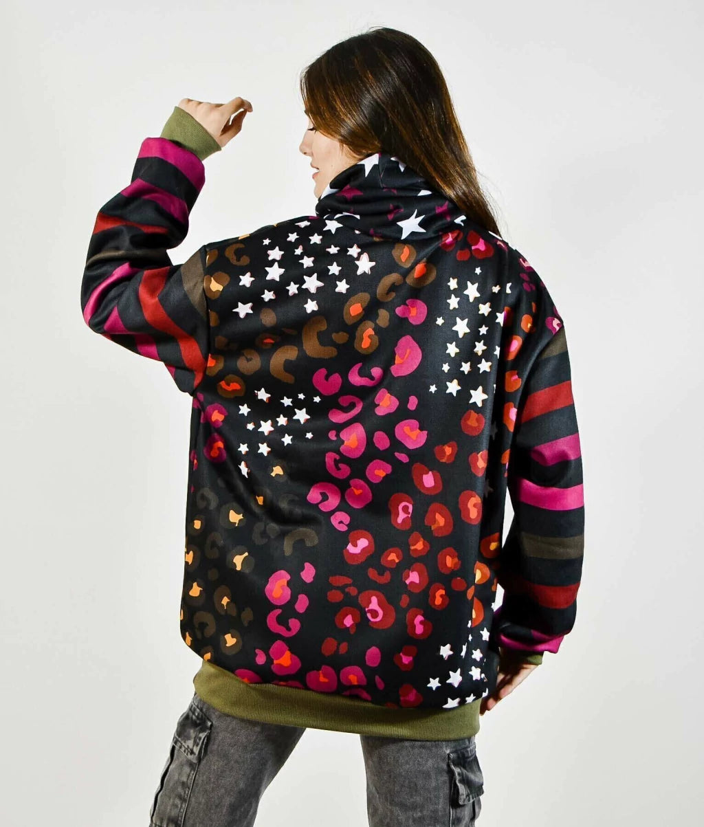 Buzo Frisado Nicol Print Green