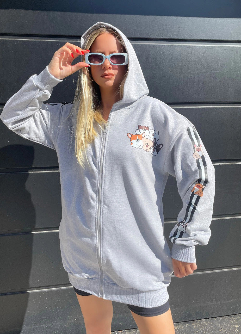 Campera Lola Perros Gris