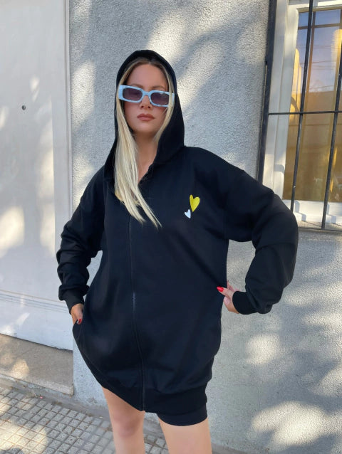 Campera Lola Intensa Negro