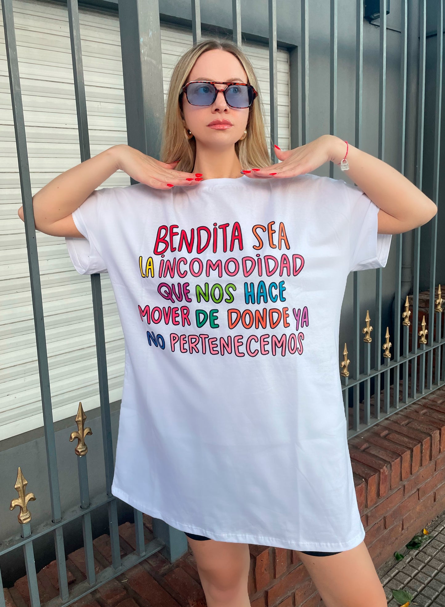 Remeron Lupe Bendita color blanca
