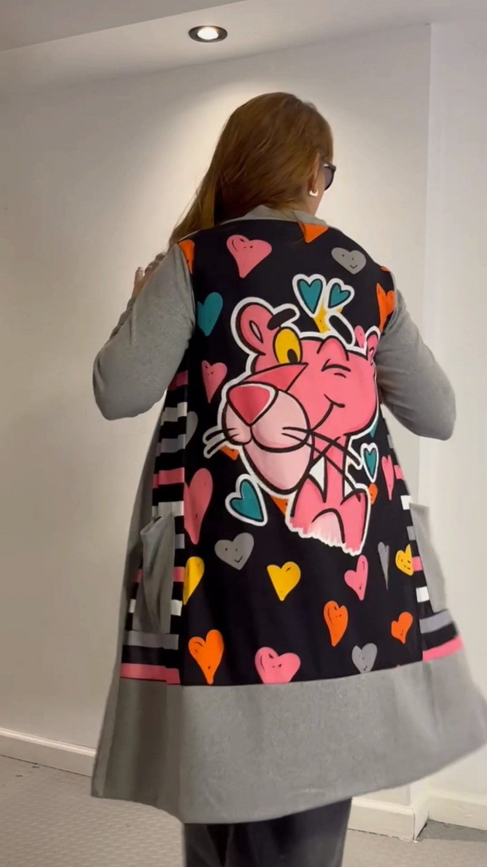 Saco Cloudy Pantera Rosa