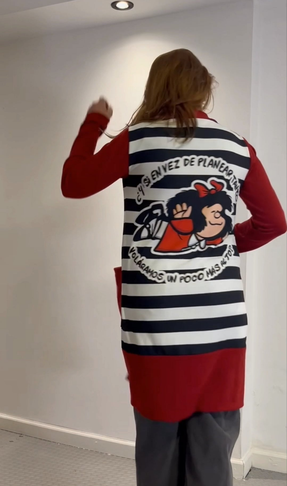 Saco Cloudy Mafalda rojo