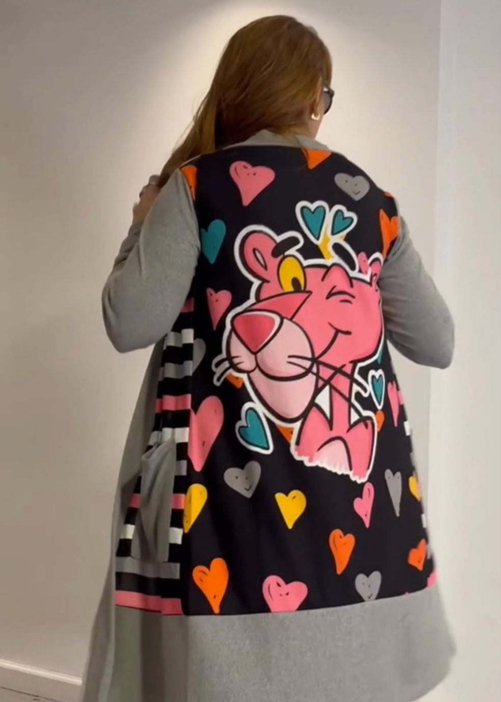 Saco Cloudy Pantera Rosa