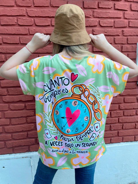 Remera Hanna Alicia Reloj