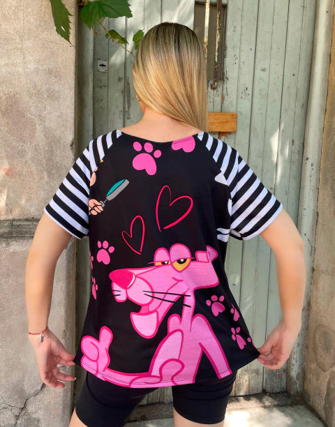 Remera Vibes Pantera Rosa