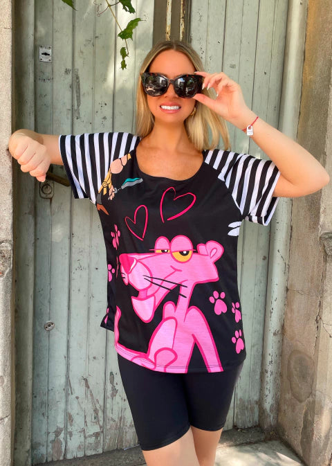 Remera Vibes Pantera Rosa