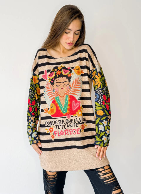 Sweater Andy Frida Floral