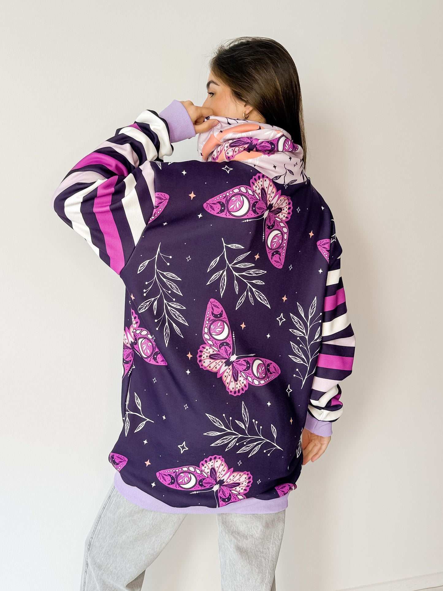 Buzo Frisado Nicole Butterfly Purple