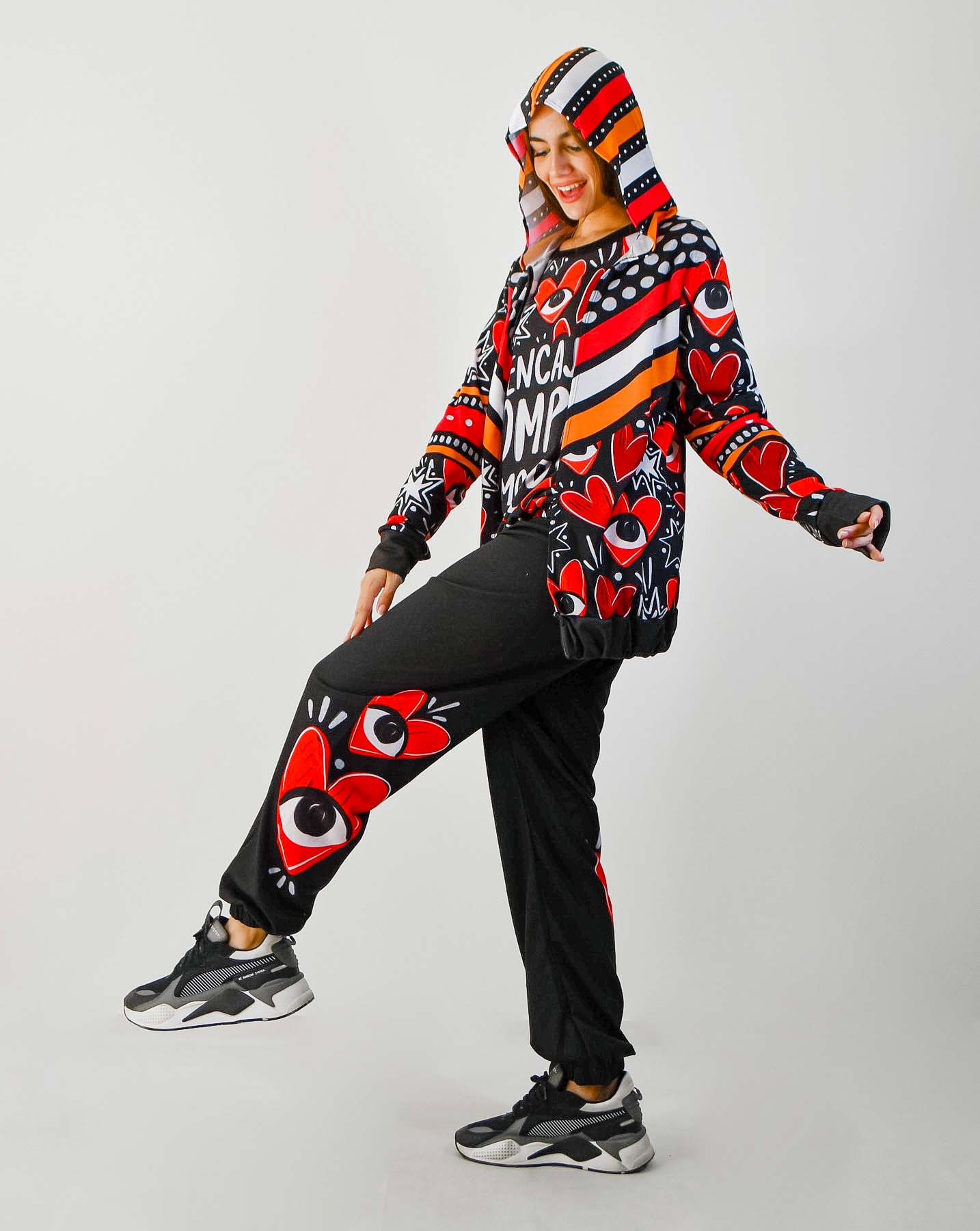 Conjunto Bowie Corazones