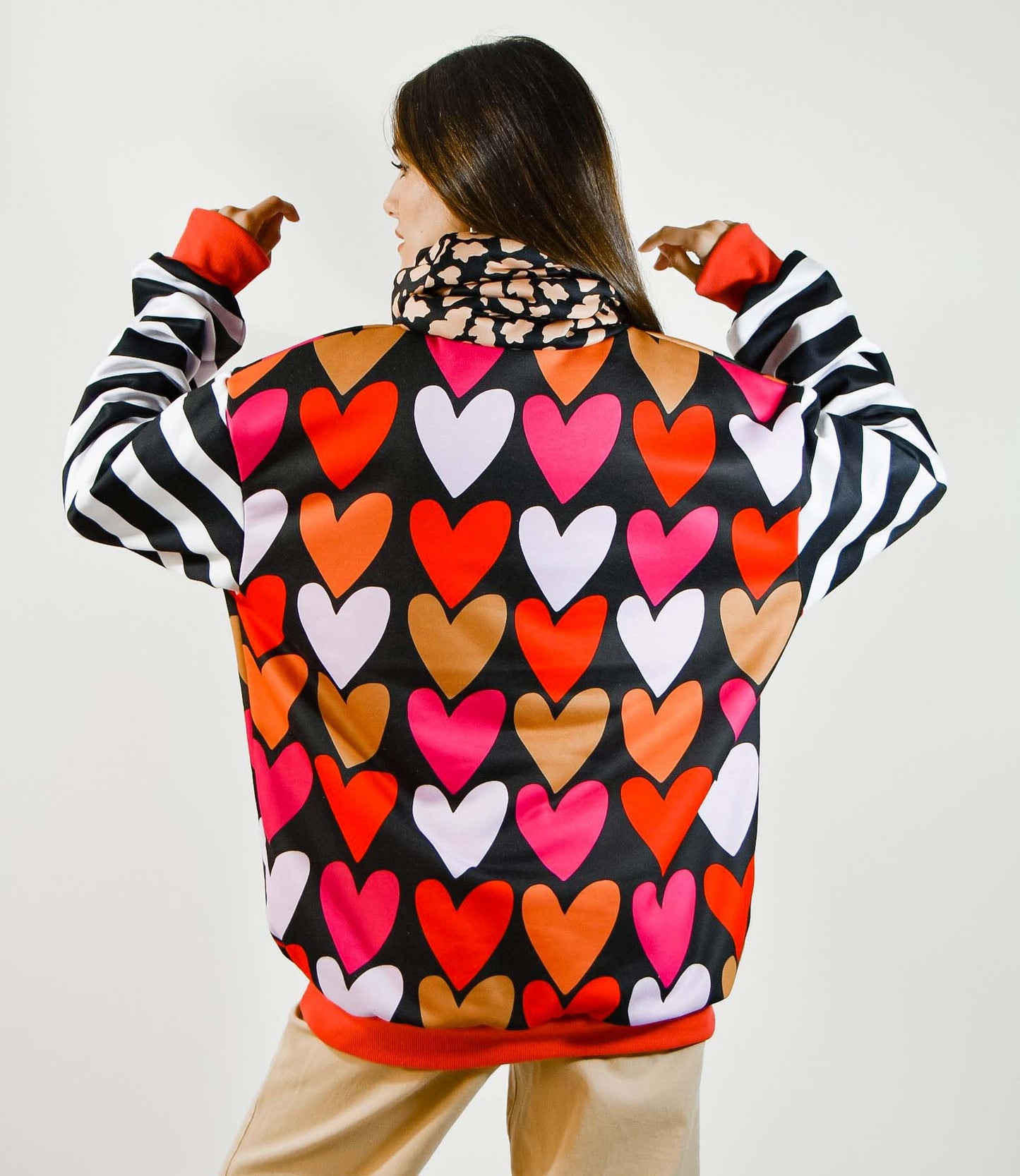 Buzo Frisado Nicole Cuore Print