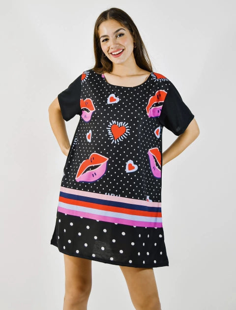 Vestido remeron Shine Kiss