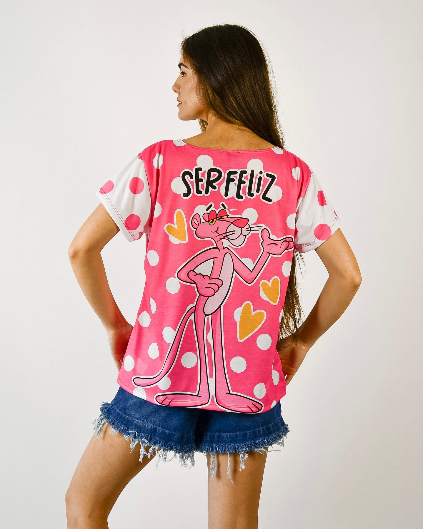 Remera Miami Pantera Feliz