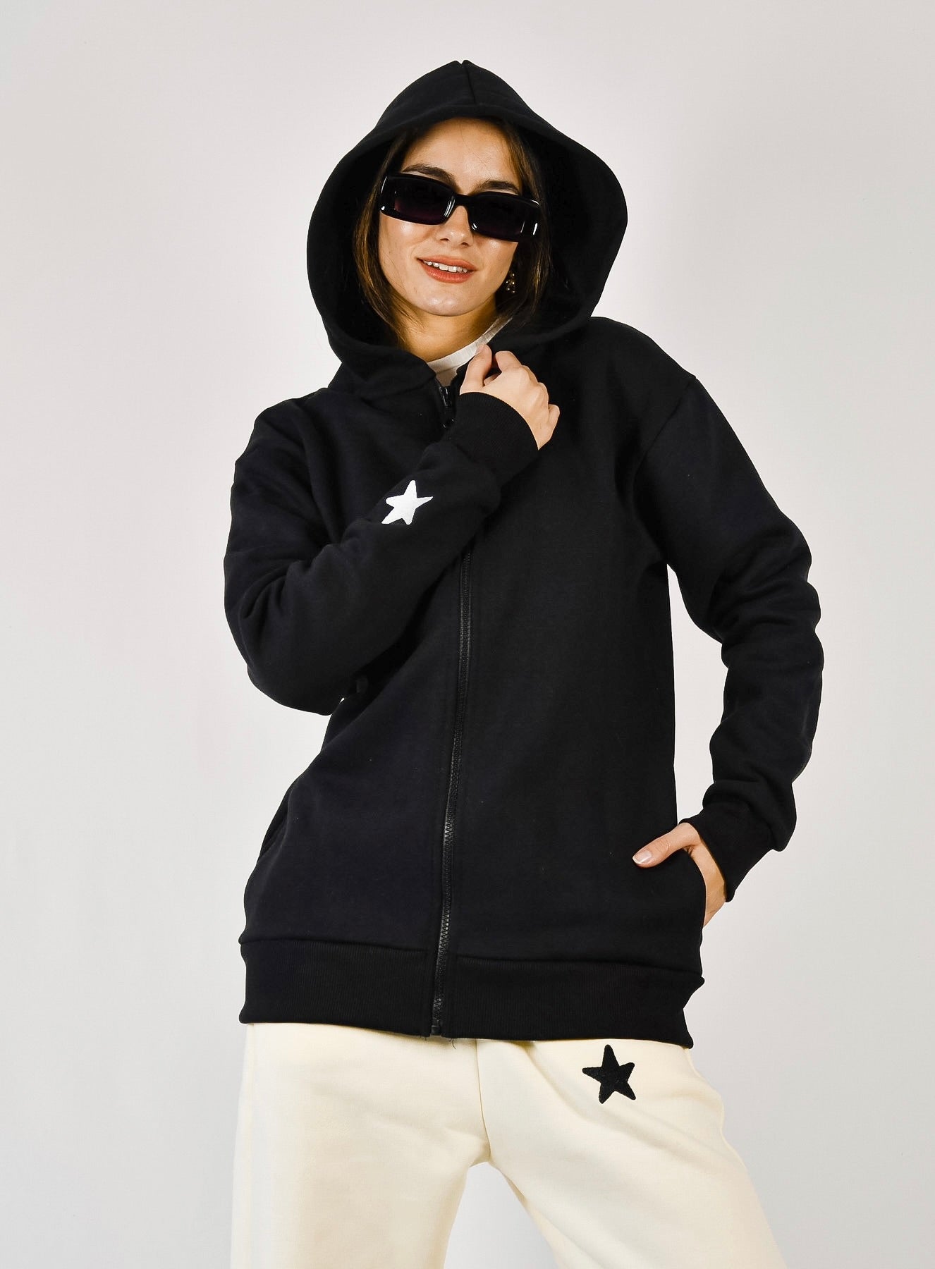 Campera Bordada Frisa Lewis Intensa