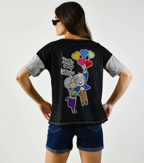 Remera Caramel Up Black