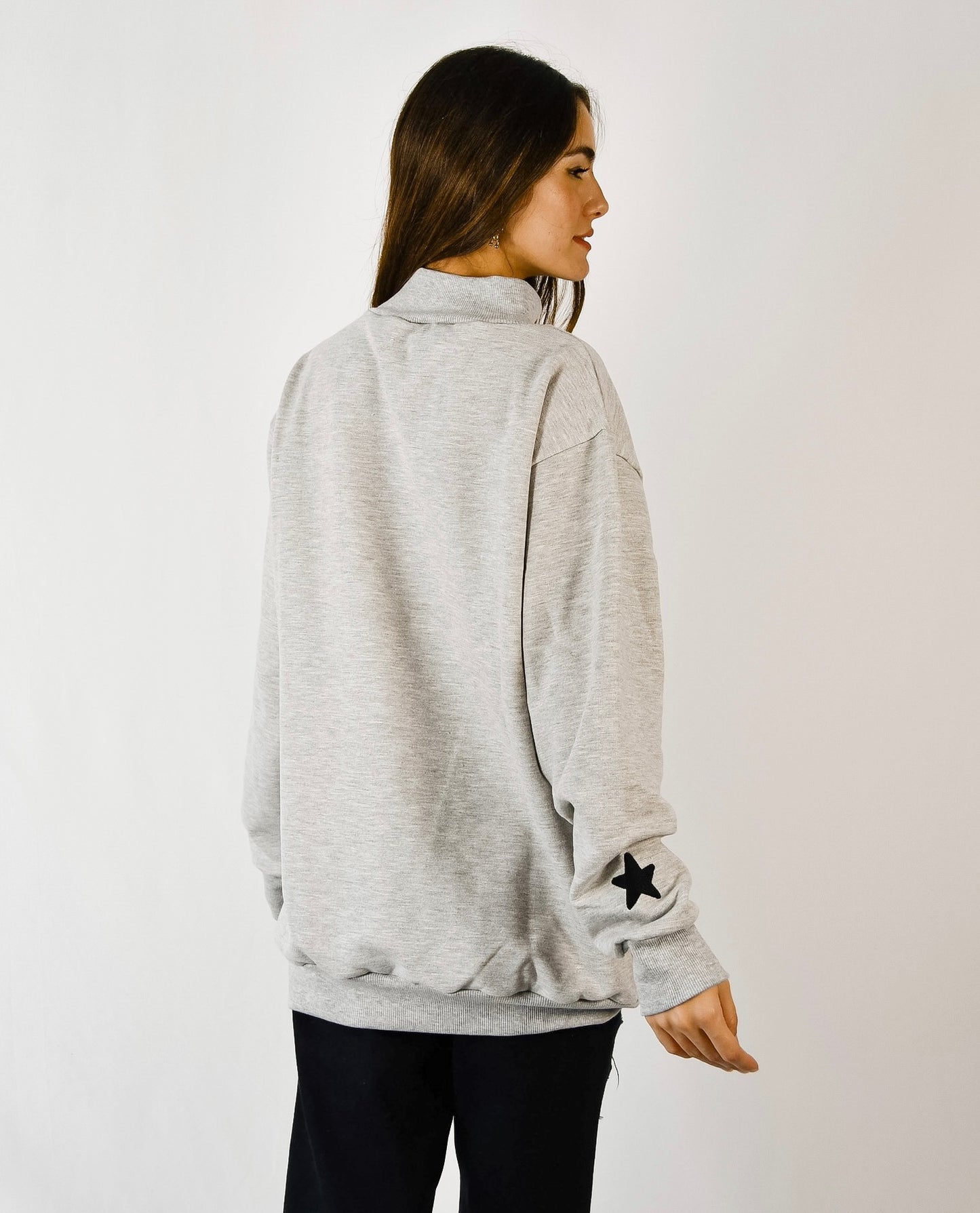 Buzo Frisado Derek Intensa Grey