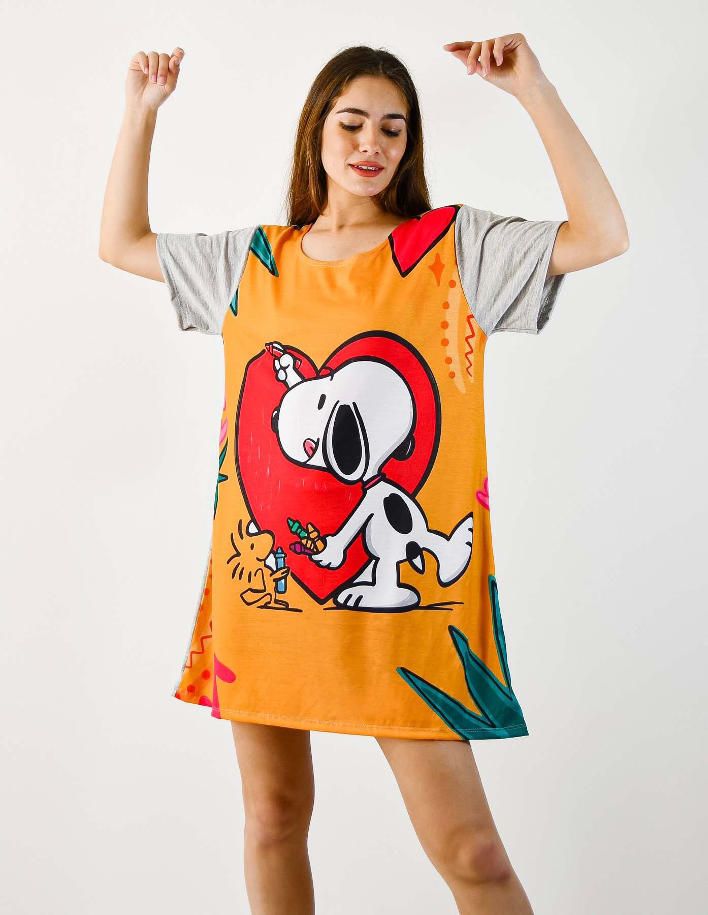 Vestido Giannis Snoopy Crayon