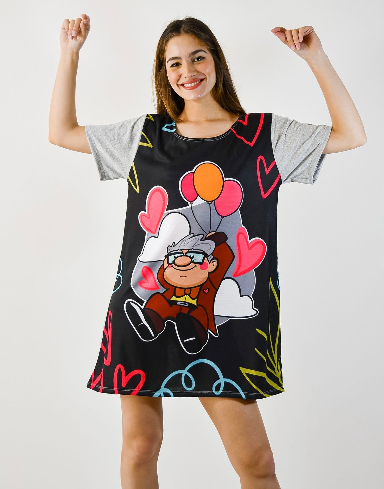 Vestido Giannis Up Gris