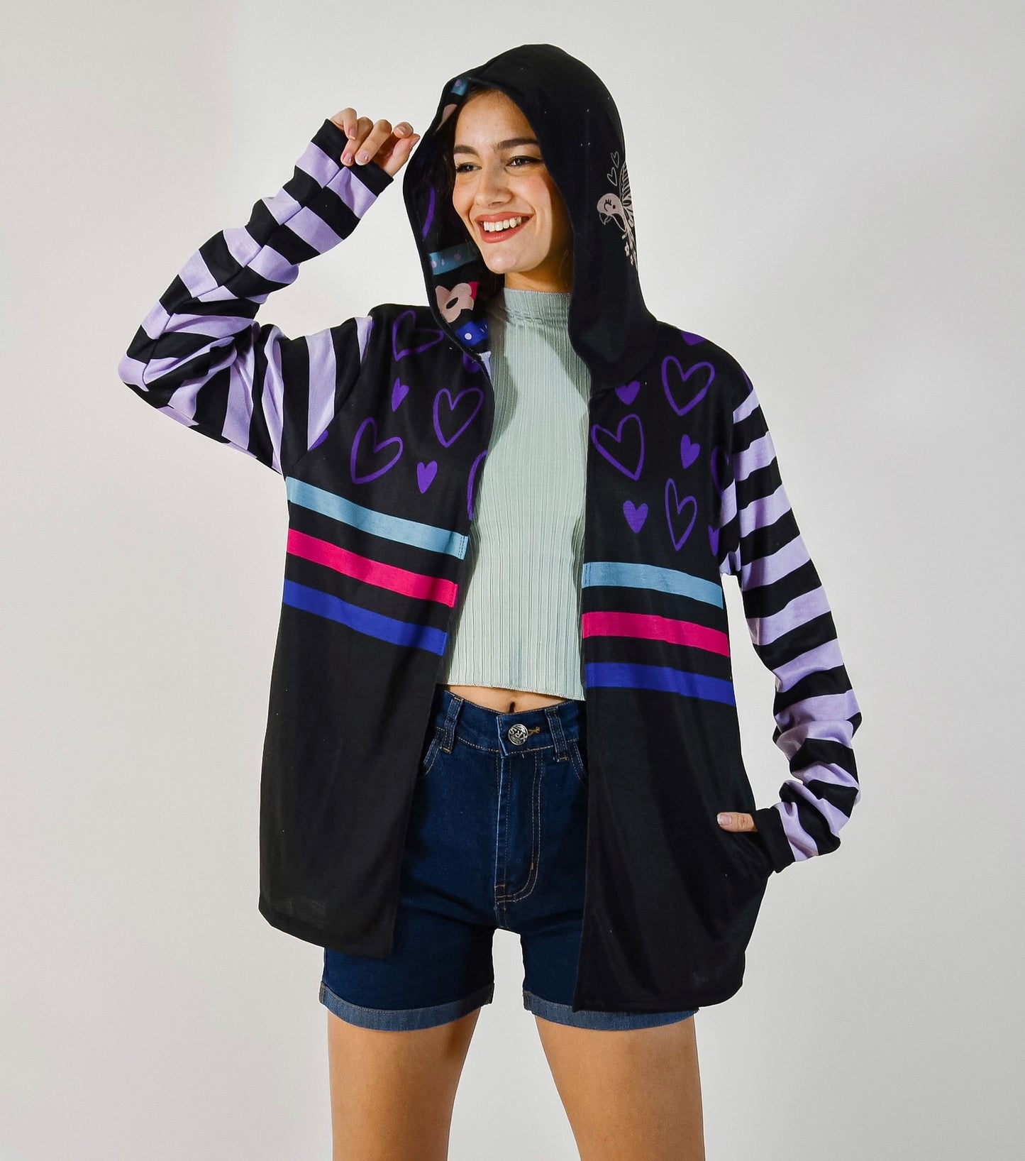 Saco Glam Bird Lila