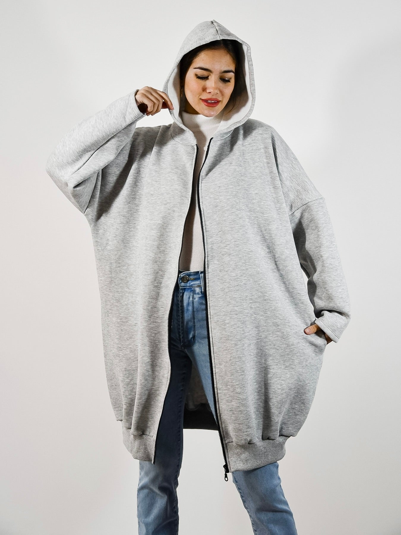 15% descuento en compra! Maxi camperon frisa bordado Mesina Amor