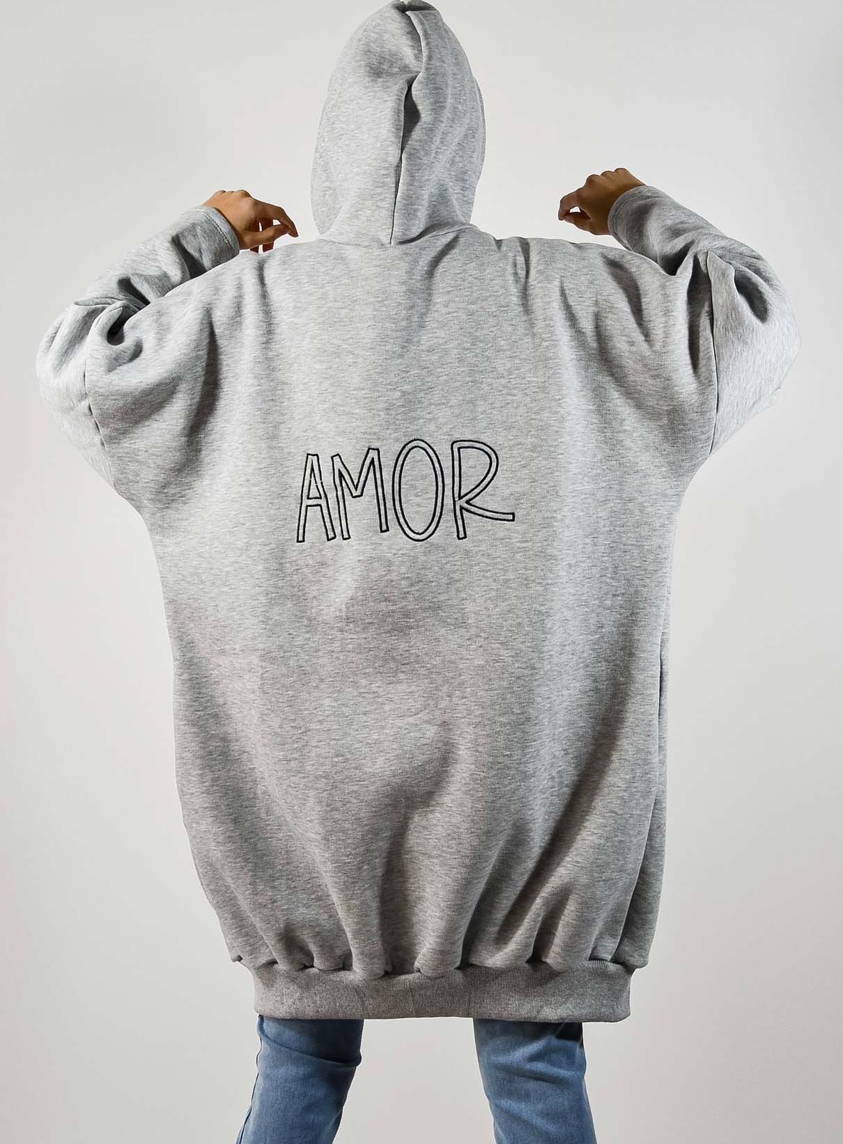 15% descuento en compra! Maxi camperon frisa bordado Mesina Amor