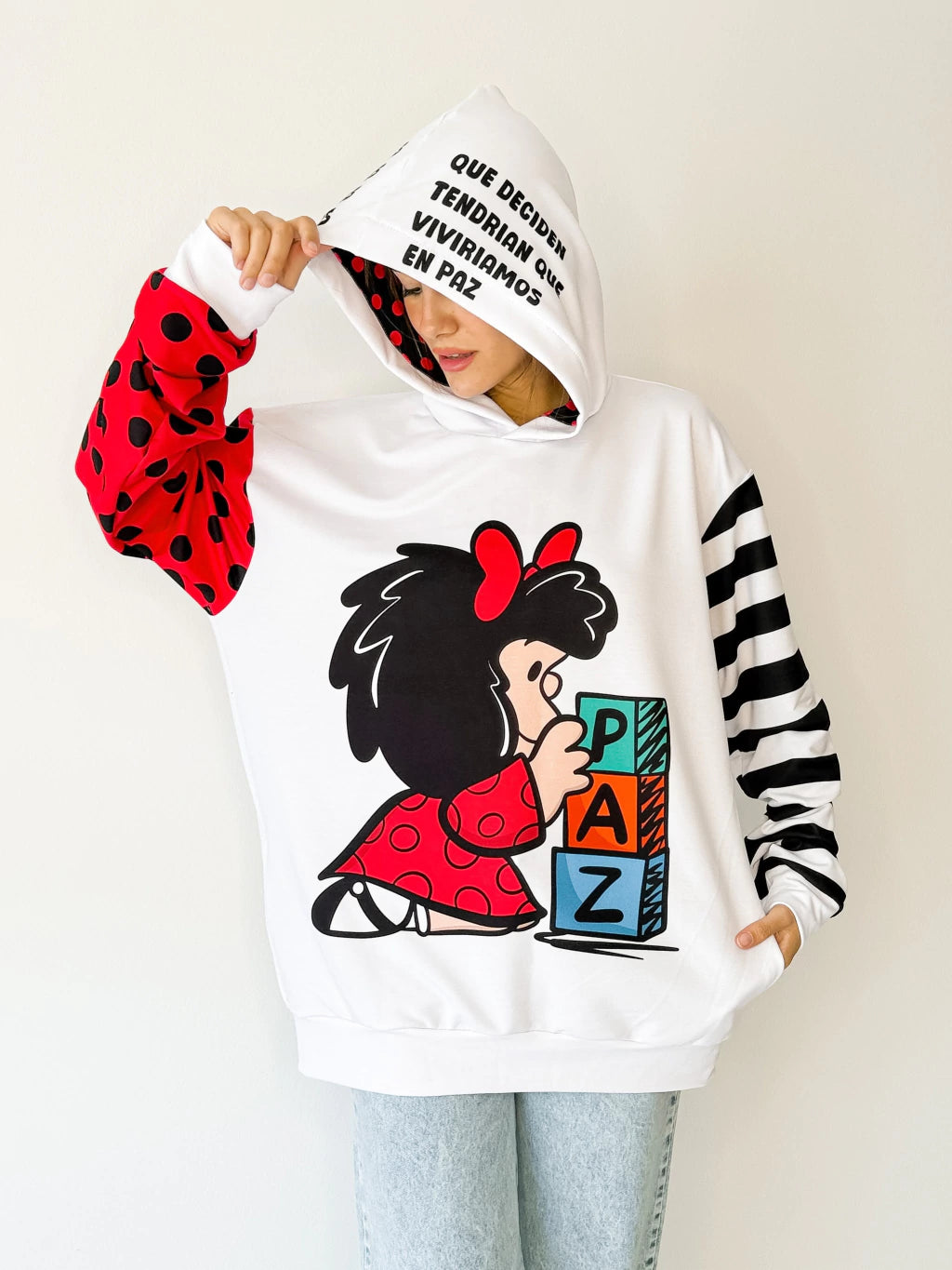 Buzo Funny Blanco Mafalda