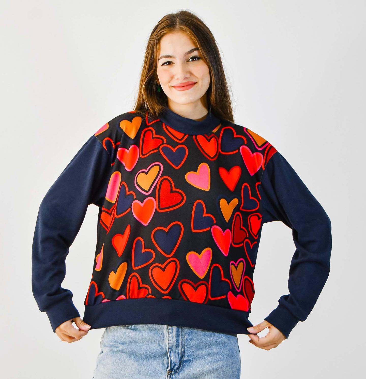 Sweater crop Cosmic Orange