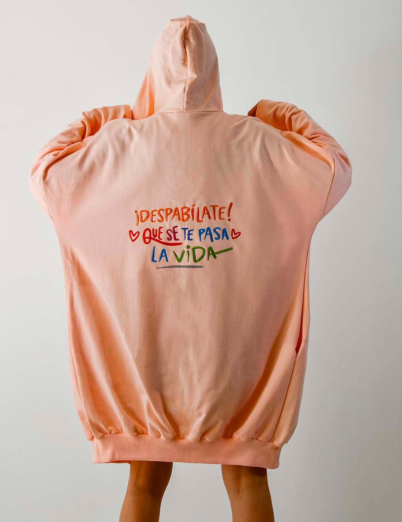 Camperon Bordado salmon Lebron Vida