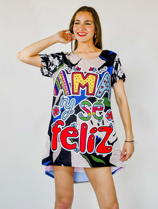 Vestido Glow Ama y se Feliz