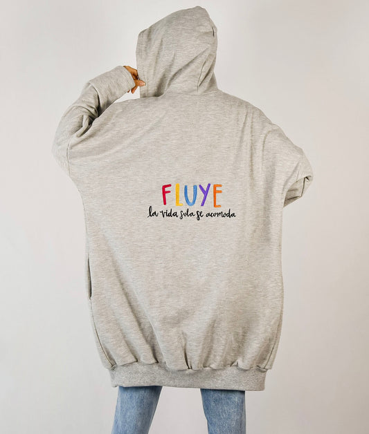 15 % en tu compra! Maxi camperon frisa bordado Mesina Fluye
