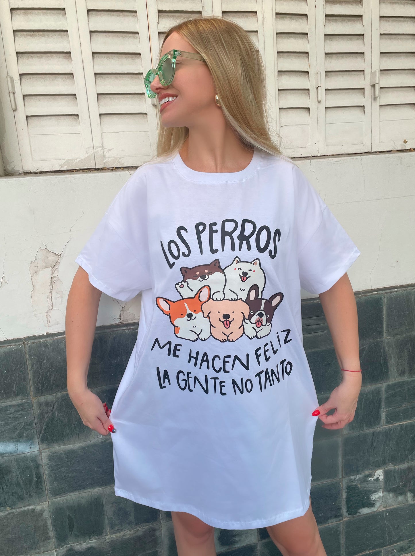 Remeron Lupe Perros color blanca