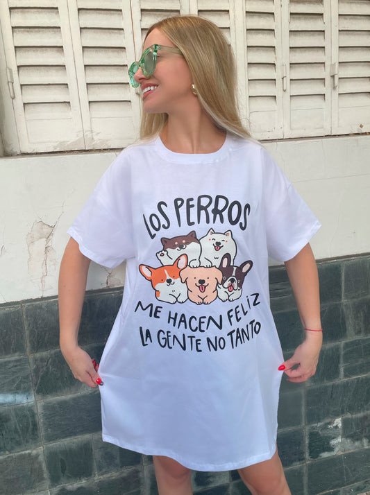 Remeron Lupe Perros color blanca