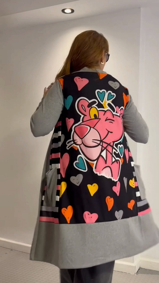 Saco Cloudy Pantera Rosa