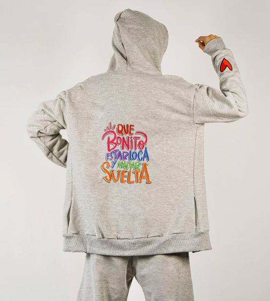 Campera Bordada Frisa Lewis Loca