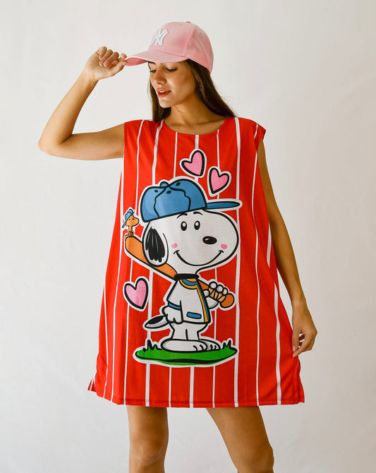 Musculosa Vestido Valia Snoopy