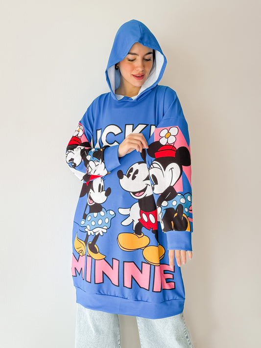 Maxi Buzo Wonka Mickey Blue