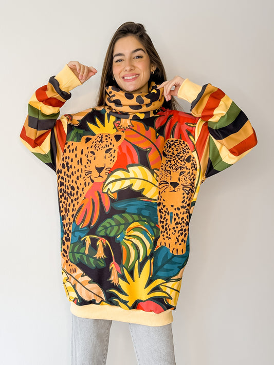 Buzo  Frisado Nicole Jungla