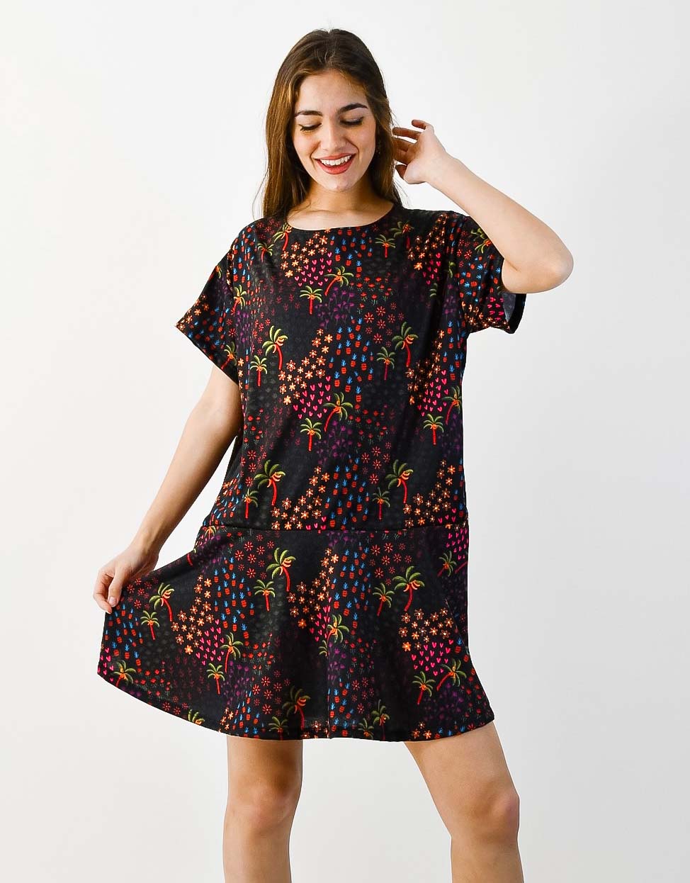 Vestido Larry Palmeritas
