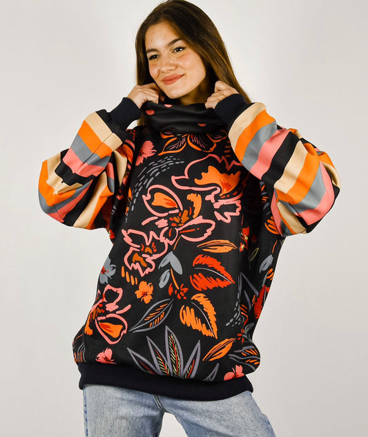 Buzo  Frisado Nicole Orange