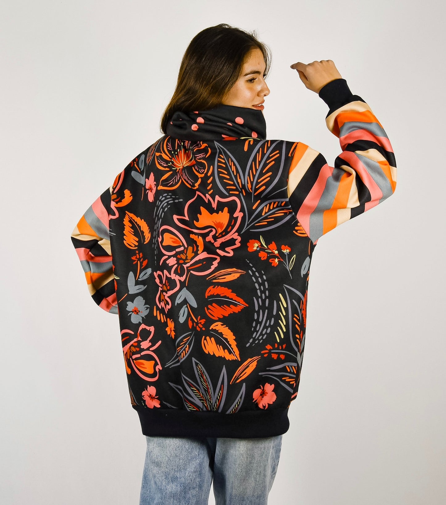 Buzo  Frisado Nicole Orange