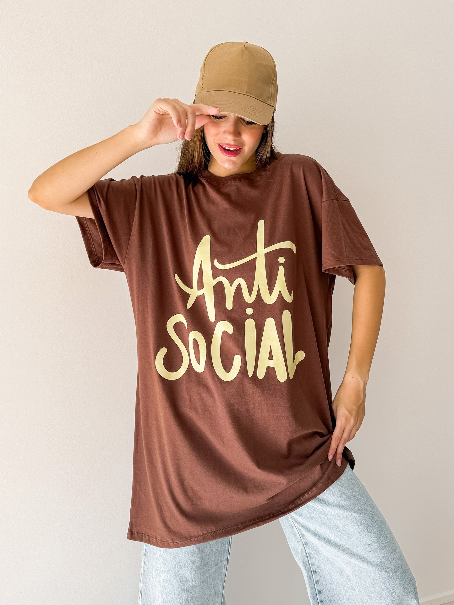 otoño 26 Remeron Lupe Anti social color chocolate