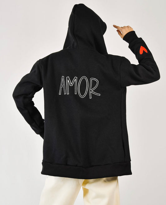 Campera Bordada Frisa Lewis Amor