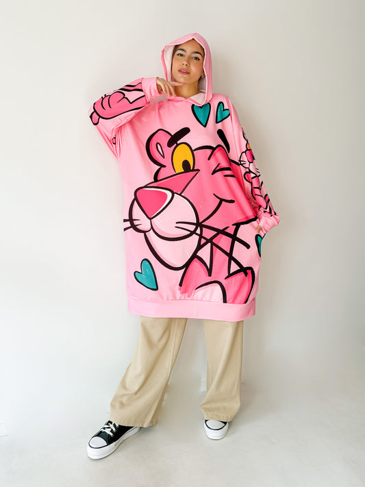 Maxi Buzo Wonka Pantera Pink