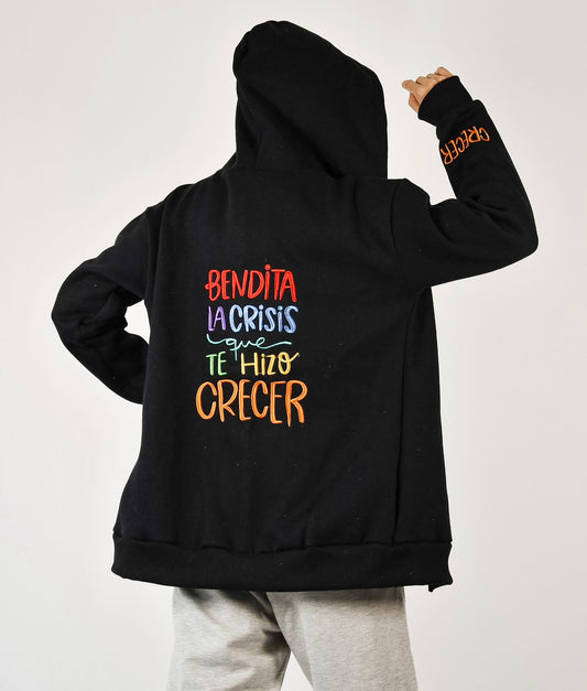 Campera Bordada Frisa Lewis Bendita