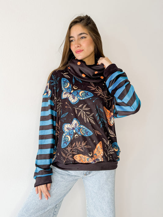 Buzo Soft-Frisa Butterfly Blue