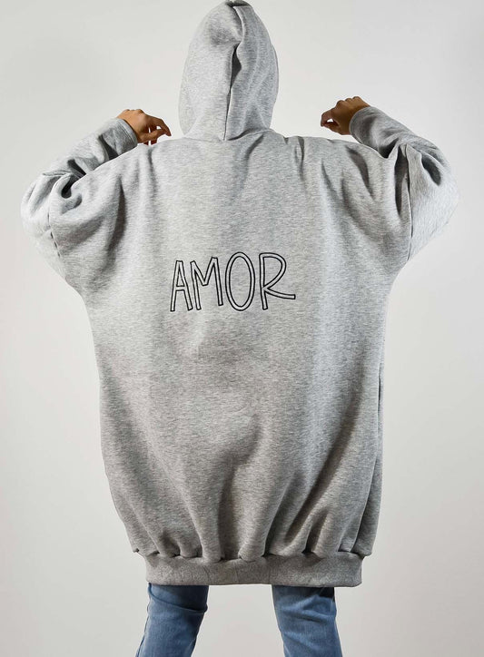 15% descuento en compra! Maxi camperon frisa bordado Mesina Amor
