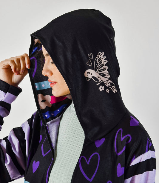 Saco Glam Bird Lila